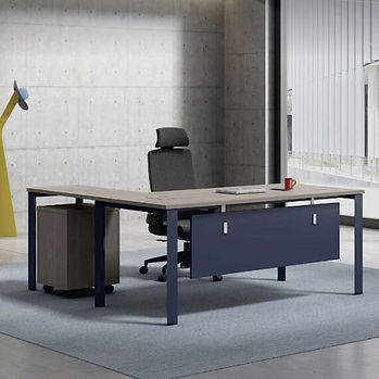 desk collection - Stellar Furniture - Series 12 1 Metal Legs