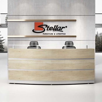 desk collection - Stellar Furniture - Series 8 3 Reception