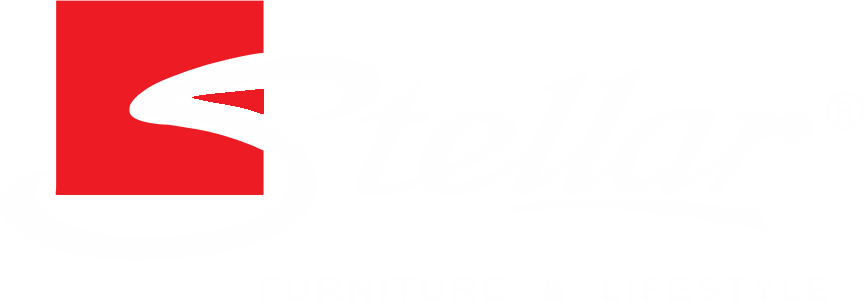 stellar furniture logo white